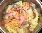 簡単♡アサリとキャベツとベーコンのパスタ作り方10写真