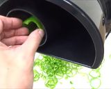 電動野菜スライサーでピーマンのスライス作り方2写真