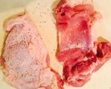 簡単！チキンとマッシュルームのグリル♪作り方1写真