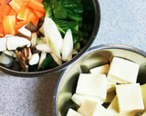 和風おかず♪高野豆腐と野菜の卵とじ作り方1写真