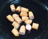 おつまみに♬カリフラワーとウインナー作り方2写真