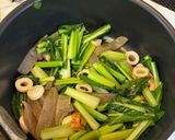 【簡単副菜】小松菜達の旨辛味噌炒め作り方3写真