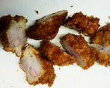 鶏カツの半熟玉子とじ作り方1写真