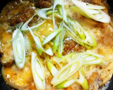 鶏カツの半熟玉子とじ作り方7写真