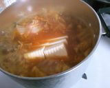 簡単キムチと白菜 豆腐のピリ辛中華煮込み作り方5写真