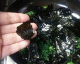 春菊の海苔炒め作り方4写真