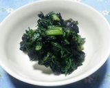 春菊の海苔炒め作り方6写真
