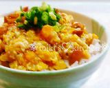 材料２つ ✼ 焼き鳥缶ｄｅおいしい親子丼作り方4写真