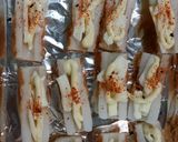 トースターおつまみ～竹輪のチーズマヨ焼～作り方2写真