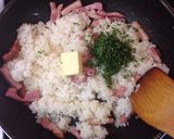 朝食にオススメ！ベーコンエッグライス♪作り方3写真