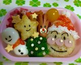 クリスマスお弁当☆アンパンマンおにぎり作り方3写真