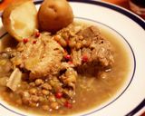 冬の部屋を温かくする、豚肉と豆の煮込み。作り方11写真