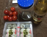 うずらとミニトマトのピクルス作り方1写真