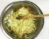 レンジでお好み焼き！作り方1写真