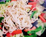オムうどん( ◜௰◝ )作り方5写真