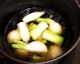 ねぎの青い部分で☆肉団子のあっさり煮物作り方2写真