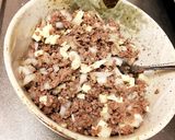 絶品！ハンバーグ大好きパパへ♡揚げ餃子♡作り方3写真