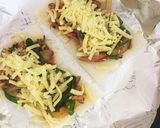 味噌マヨ☆和風もちピザ作り方5写真