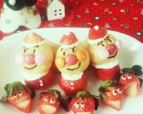 クリスマス☆アンパンマンのいちごサンタ☆作り方10写真