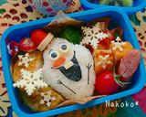 オラフのクリスマス❤幼稚園キャラ弁作り方5写真