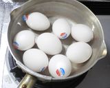 味が染みるほどおいしい♪煮卵♪作り方1写真
