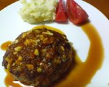 基本のハンバーグ★にんたまソース作り方8写真