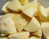 ◇豚しゃぶしゃぶ肉で肉じゃが◇作り方1写真