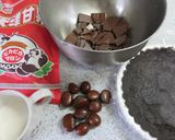 甘栗チョコケーキ作り方1写真