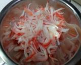 ちゃちゃっと！白菜とカニカマのあんかけ丼作り方4写真