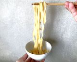 ゆで卵で作った麺と生卵で作った麺の食べ比べ作り方25写真