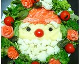 クリスマス☆簡単サンタとリースサラダ★作り方10写真