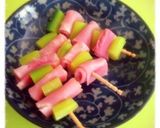 キャラ弁*アスパラでミニチュアねぎま串風作り方2写真