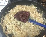 キノコたっぷりローカーボイカ墨リゾット作り方5写真