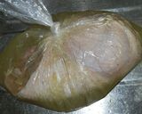 リンゴジュースに漬込んでローストチキン作り方2写真