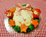 簡単!スノーマンなクリスマスハンバーグ♪作り方9写真