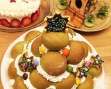 簡単ちぎりパンのクリスマスツリー♡作り方11写真