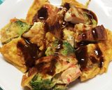 お好み焼き風卵焼き作り方6写真