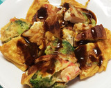 お好み焼き風卵焼き作り方6写真