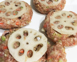 蓮根と椎茸の和風ハンバーグ＊みぞれソース作り方3写真