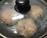 蓮根と椎茸の和風ハンバーグ＊みぞれソース作り方4写真