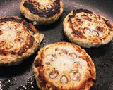 蓮根と椎茸の和風ハンバーグ＊みぞれソース作り方5写真