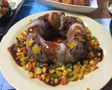 リース風ミートローフ作り方9写真