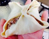 薄皮の具沢山の塩豚まん。作り方12写真