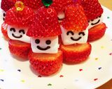 クリスマスに♡苺マシュマロサンタ作り方4写真