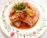 話題作りに♪クリスマスとまモンチキン♪作り方8写真