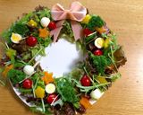 クリスマスレシピ☆☆☆《リースサラダ》作り方7写真