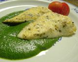 白身魚のムニエル ほうれん草ソース作り方7写真