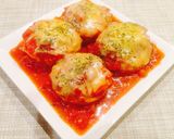簡単！豪華！玉ねぎのトマト煮込み作り方7写真