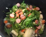 セロリの葉で 缶詰スープをワンランクUP作り方1写真