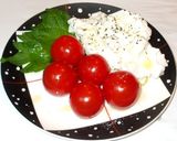 簡単！トマトのカプレーゼ風♪おもてなし作り方8写真